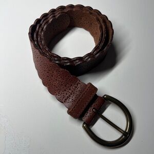 Fossil Women's Brown Leather Belt